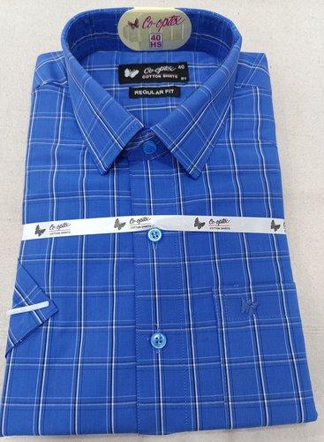 PL COTTON STRIPE CHECK SHIRTS 40 HS